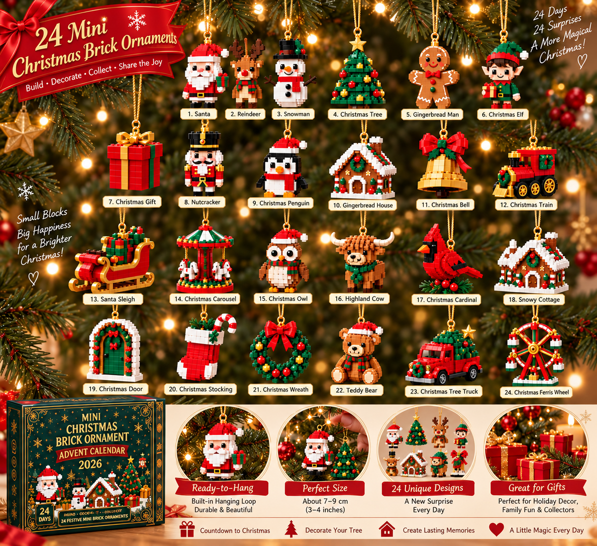 24-Day Mini Brick Calendar