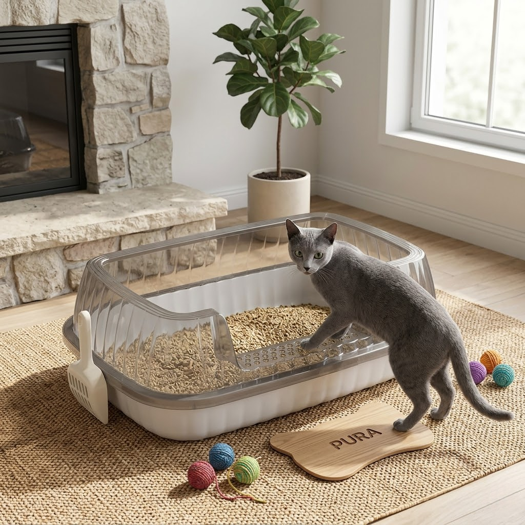 Large-Sized Cat Litter Box
