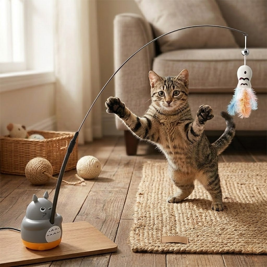 Cat Toy Cat Teaser Stick