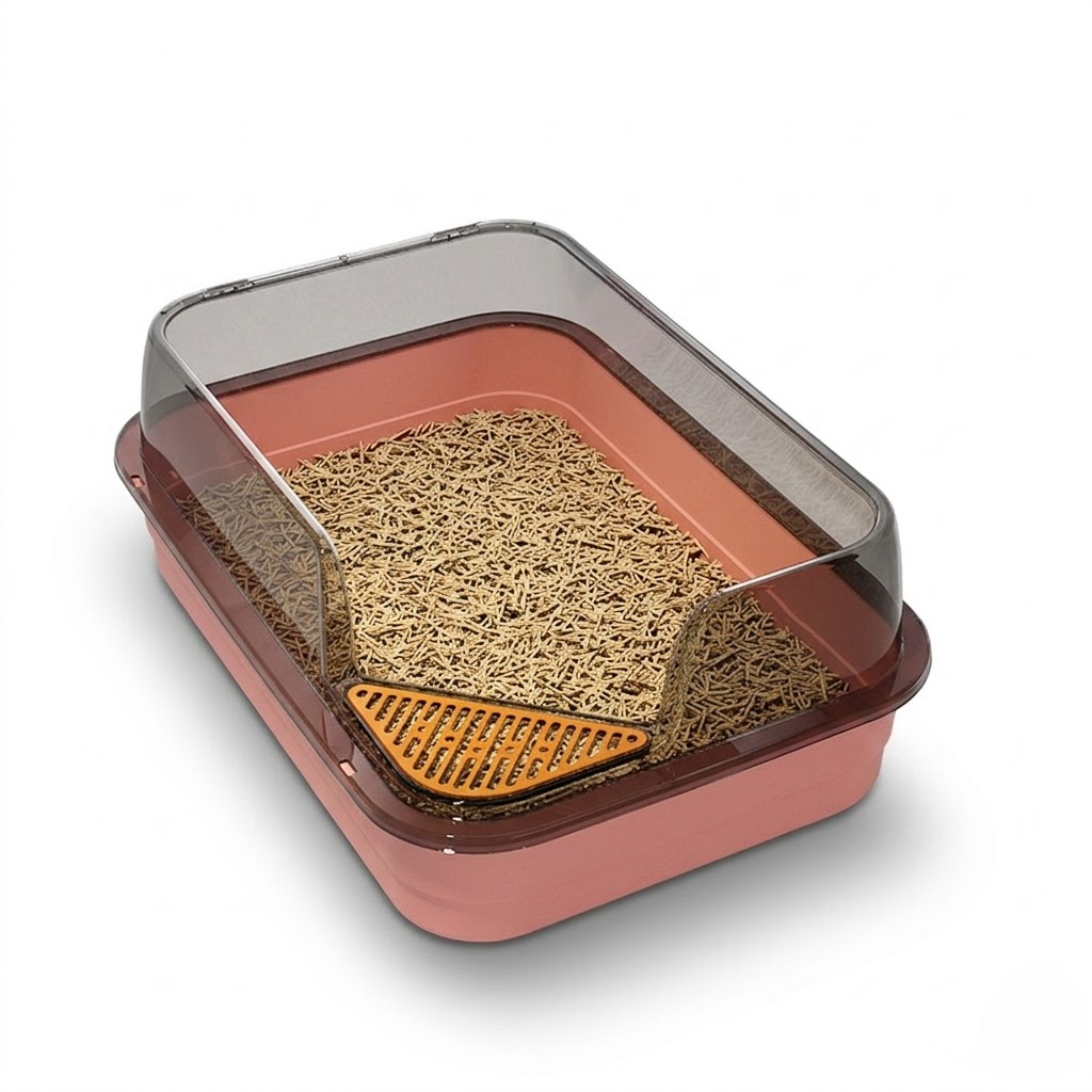 Closed Cat Litter Box