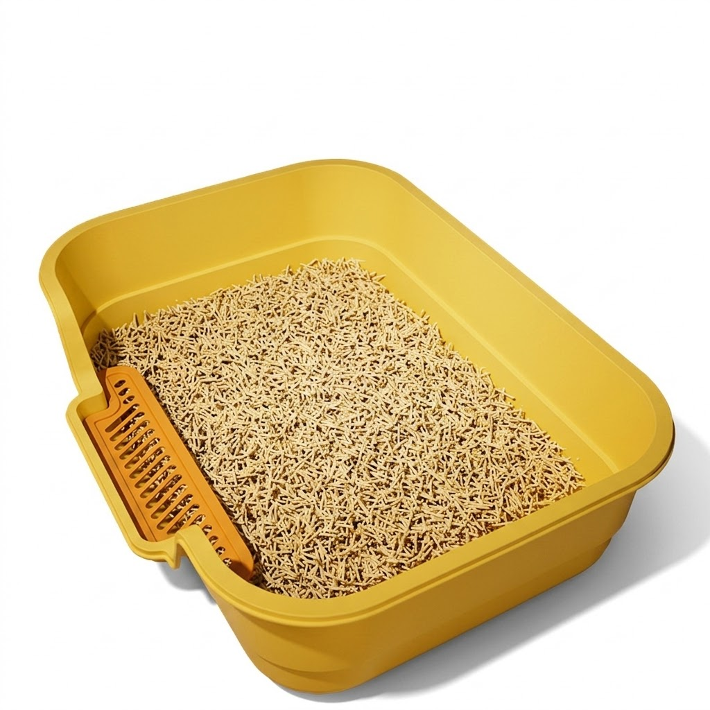 High-Fence Cat Litter Box